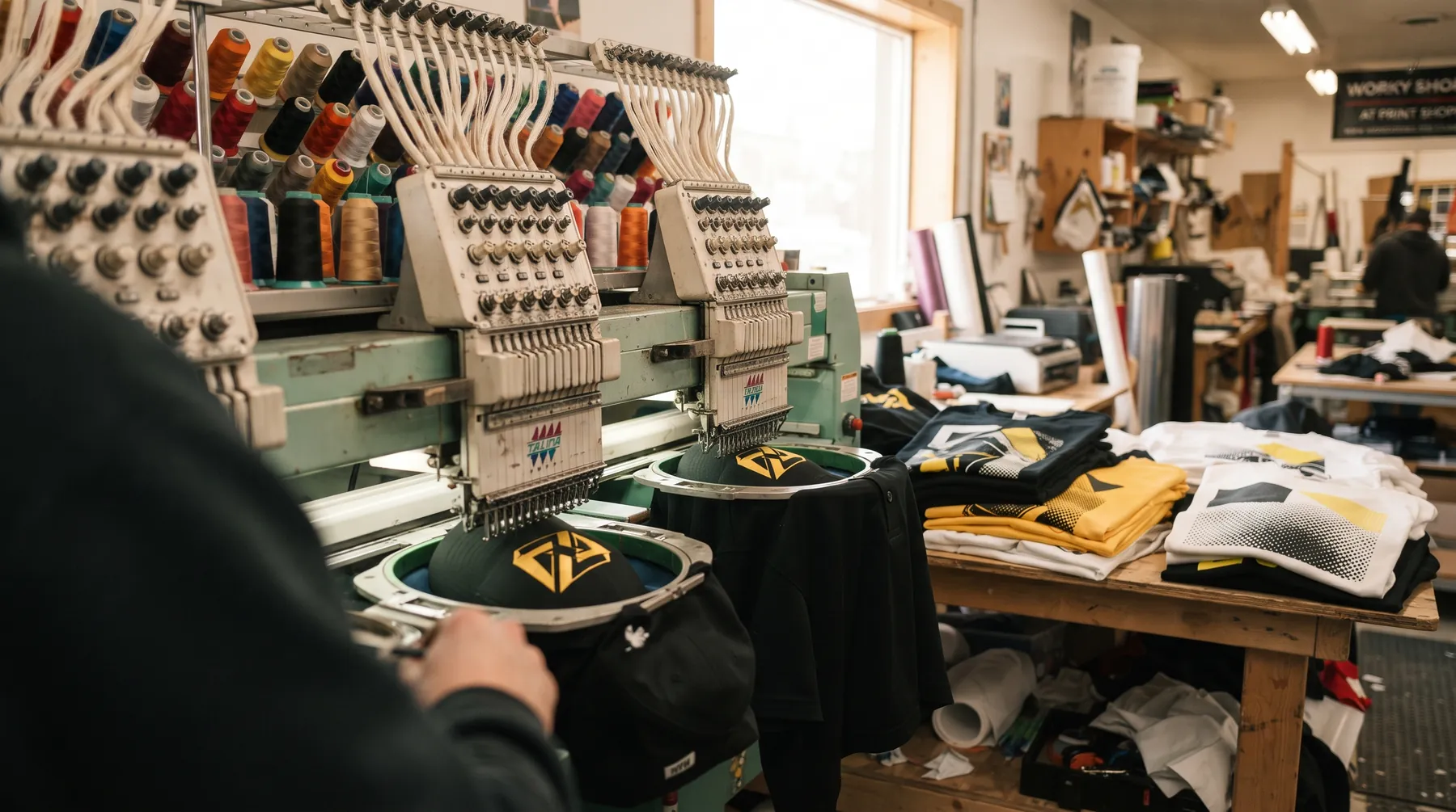 Custom embroidery and t-shirt printing in Calgary