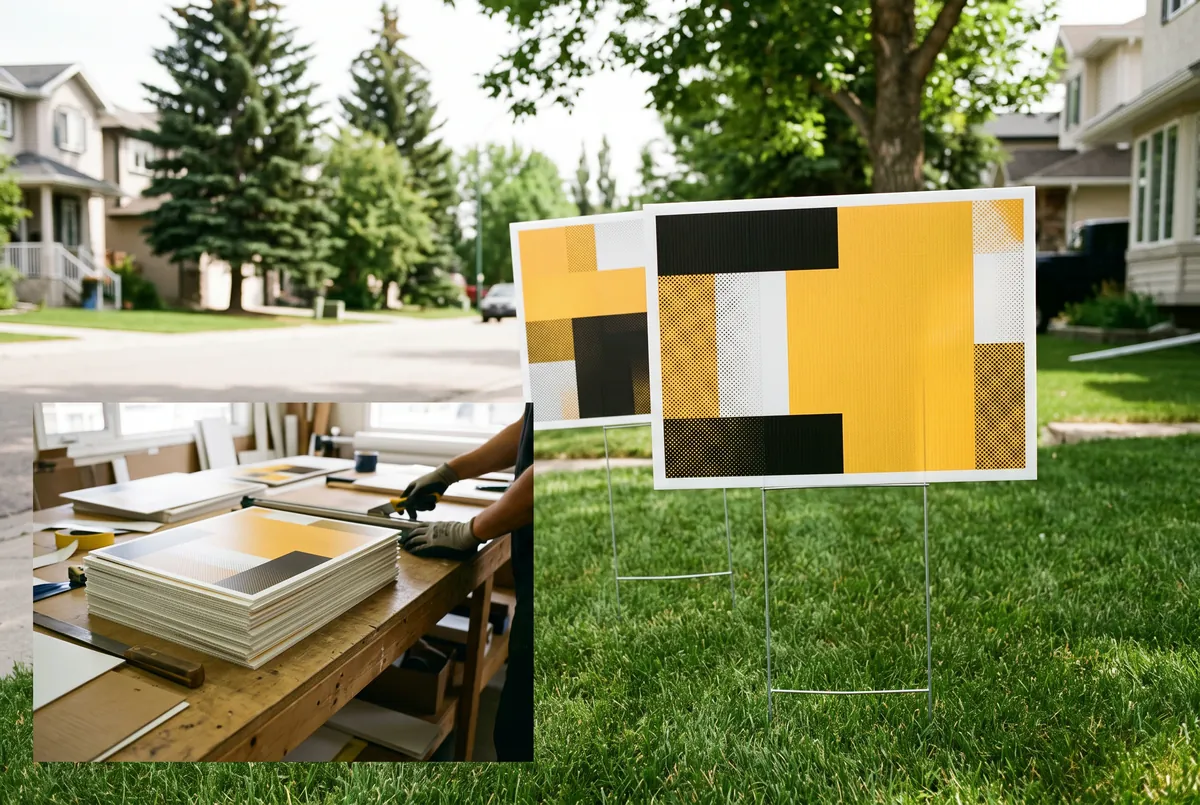 Coroplast & Lawn Signs in Calgary