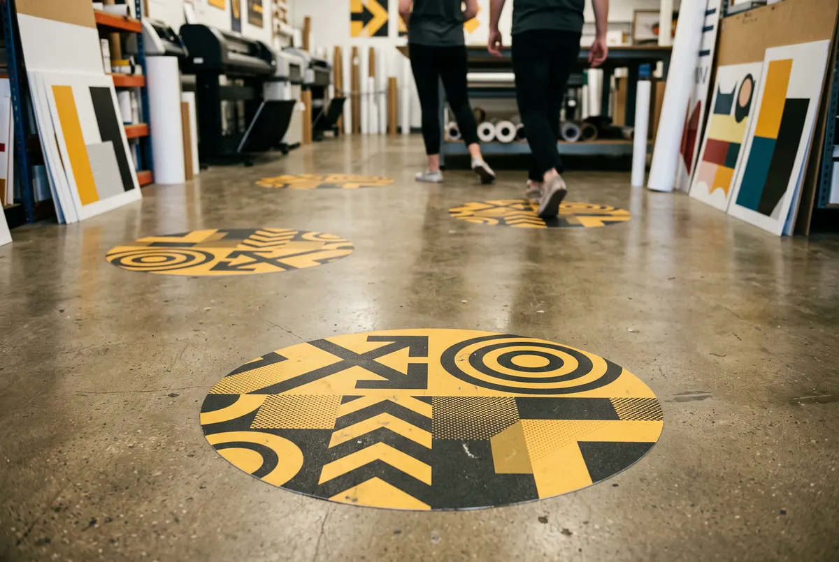 Floor Decals in Calgary
